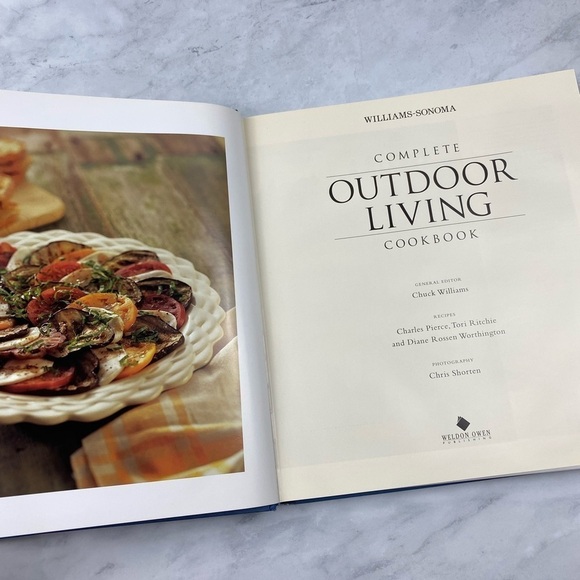 Williams Sonoma Complete Outdoor Living Cookbook Hardcover Recipe Book - Picture 4 of 4